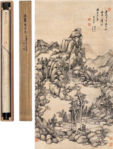 Landscape Oil Painting by Wang Fu