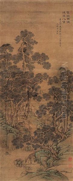 Landscape Oil Painting by Wang Fu