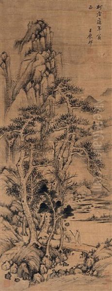 Landscape Oil Painting by Wang Fu