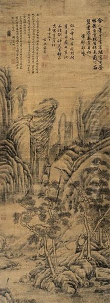 Landscape Oil Painting by Wang Fu