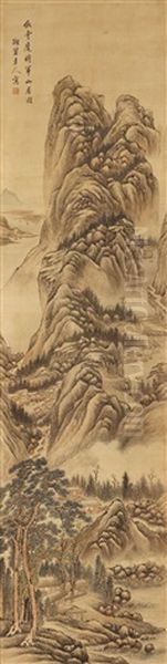 Landscape Oil Painting by Wang Jian