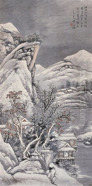 Untitled Oil Painting by  Wang Kun