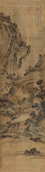 Untitled Oil Painting by Wang Shishen