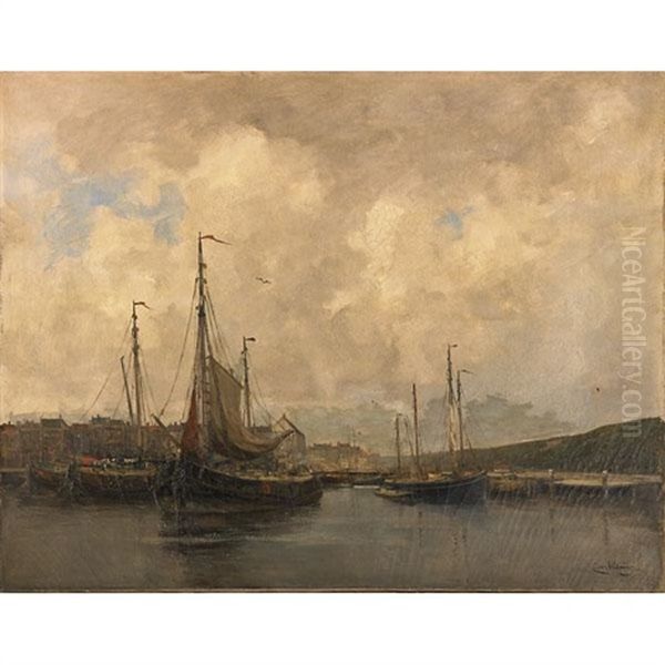 Den Haag Oil Painting by Kees Van Waning