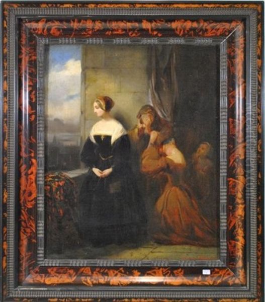 Femmes Tristes Oil Painting by Baron Gustave Wappers