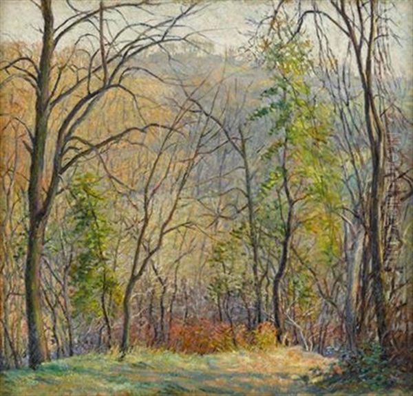 Fall Oil Painting by Elizabeth Fisher Washington