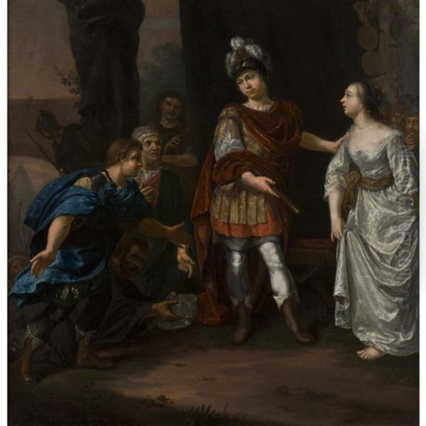 La Continence De Scipion Oil Painting by Jan Abel Wassenbergh I