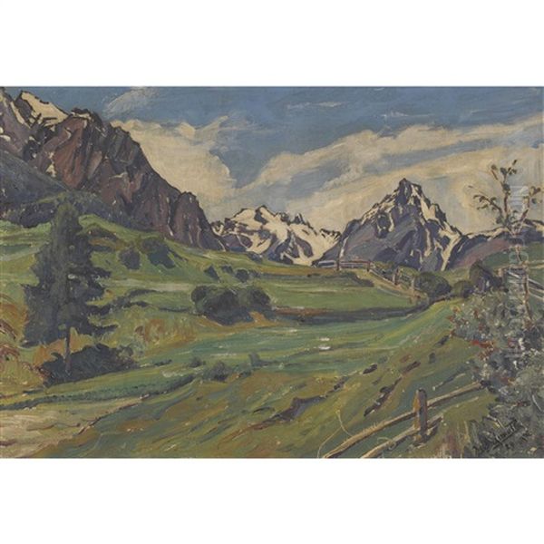 Plaunagruppe Oil Painting by Hermann Wassmuth