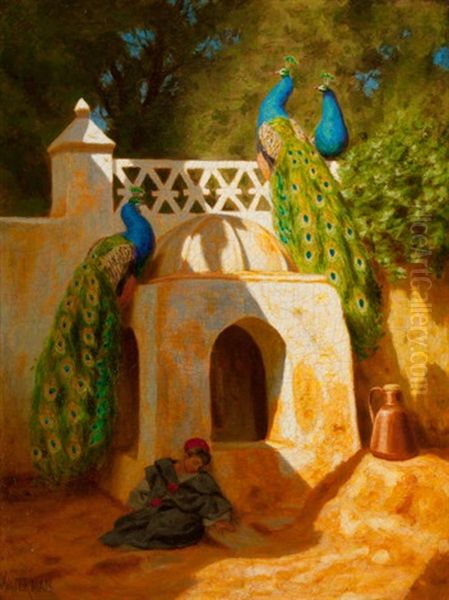 Mosque De Sidi Abdel Rahman Oil Painting by Marcus Waterman