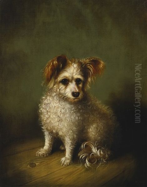 My Dog Oil Painting by Susan C. Waters