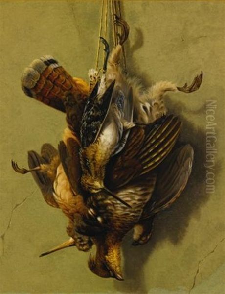 Still Life: Hanging Game Oil Painting by Susan C. Waters