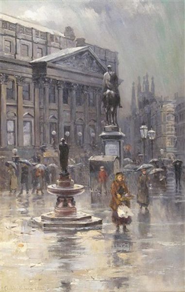 The Mansion House Oil Painting by Charles Watson