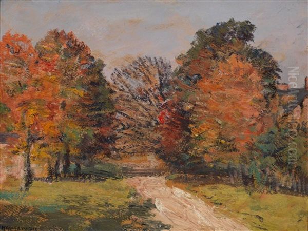 Roadway At Doon Oil Painting by Homer Ransford Watson