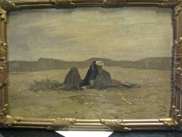 Les Touaregs Oil Painting by Emile Charles Wauters