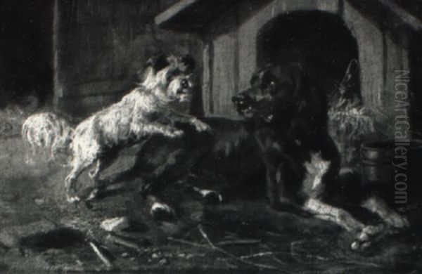 Am Comer See Oil Painting by Theodor Wedepohl