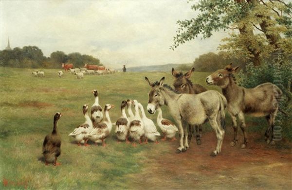 Meadow Matters Oil Painting by William Weekes