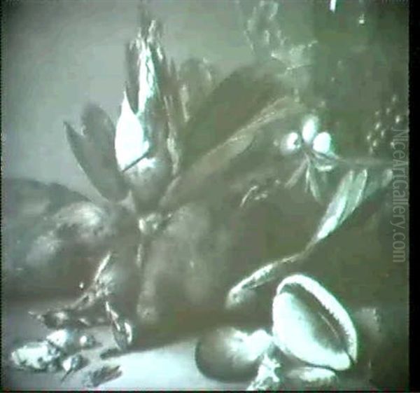 Variastilleben Mit Erlegten Fasanen. Oil Painting by Anton Weiss