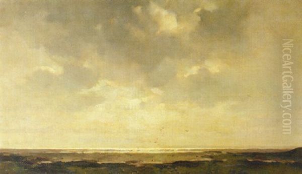 De Schorren, Texel Oil Painting by Willem Wenckebach