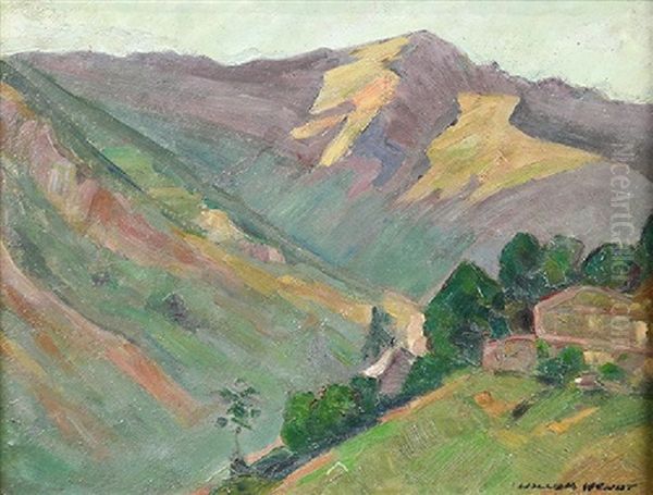 Evening Shade Oil Painting by William Wendt