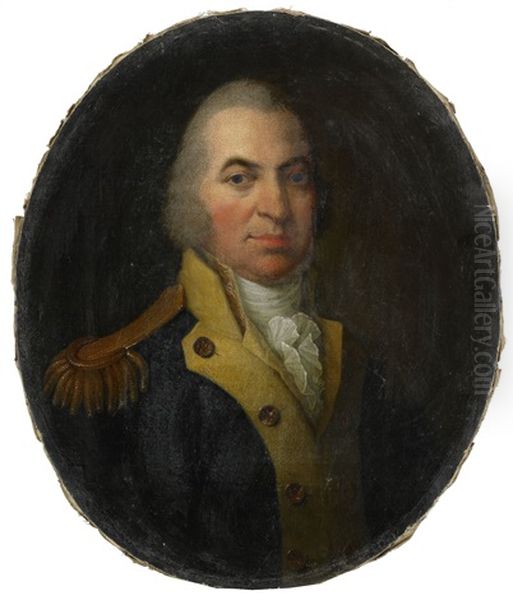 Portratt Sannolikt Forestallande Kammarherren Adelsmannen Axel Wilhelm Gyllenkrook Ikladd Adelsuniform - Midjebild Oil Painting by Adolf Ulrik Wertmuller