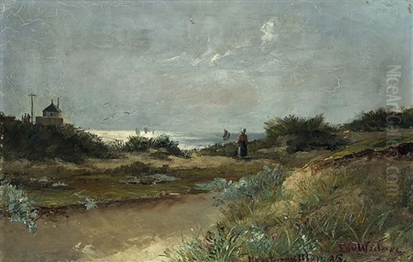 On The Coast Oil Painting by Edvard (Edouard) Westman