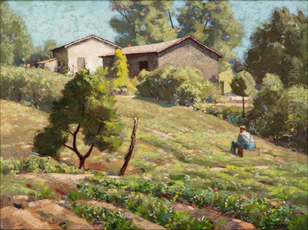 Respite At Noon Oil Painting by Clifton A. Wheeler