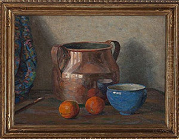 Still Lifes (pair) Oil Painting by Clifton A. Wheeler
