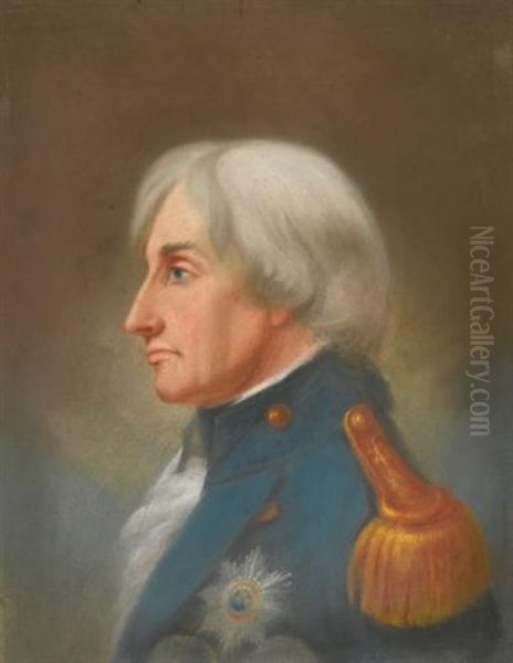 Portrait Of Admiral Lord Nelson Oil Painting by C. John M. Whichelo