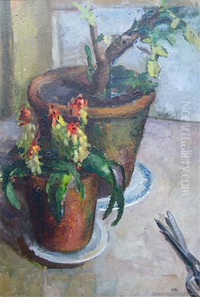 Lachenalias Oil Painting by Alice F Whyte