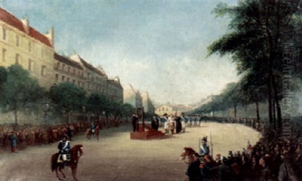 Off With His Head! Oil Painting by Antoine Wiertz