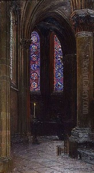 Dans Le Choeur Oil Painting by Mathilde Wigert-Osterlund