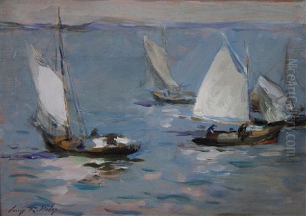 After The Fall Oil Painting by Irving Ramsay Wiles