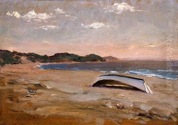 After The Fall Oil Painting by Irving Ramsay Wiles