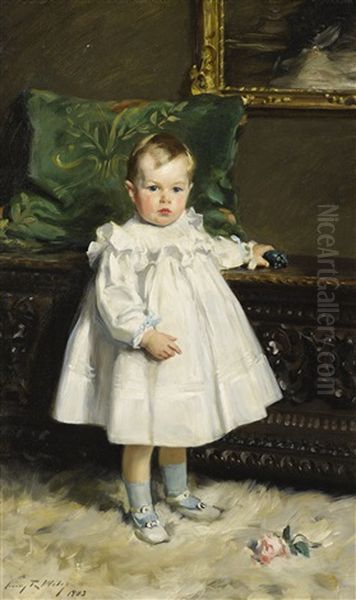 Reynolds Miller Oil Painting by Irving Ramsay Wiles