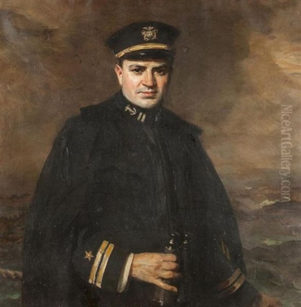 Portrait Of Churchill Humphrey Oil Painting by Irving Ramsay Wiles