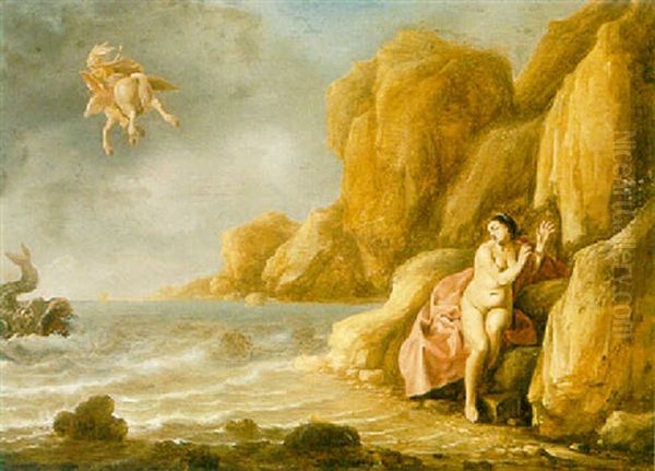 Perseus And Andromeda Oil Painting by Cornelis Willaerts