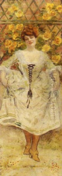 Au Cabaret Oil Painting by Adolphe Willette