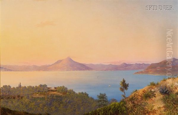 View Of Vesuvius Oil Painting by Abigail Osgood Williams
