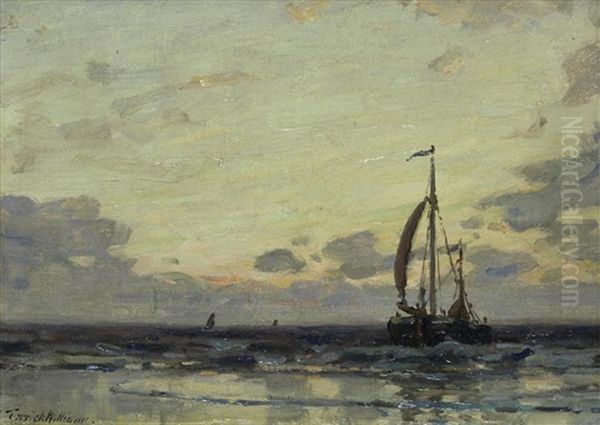 Evening Light Oil Painting by Terrick John Williams