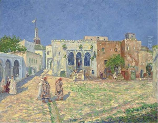 The Casbah, Tangiers, Morocco Oil Painting by Herbert Francis Williams-Lyouns