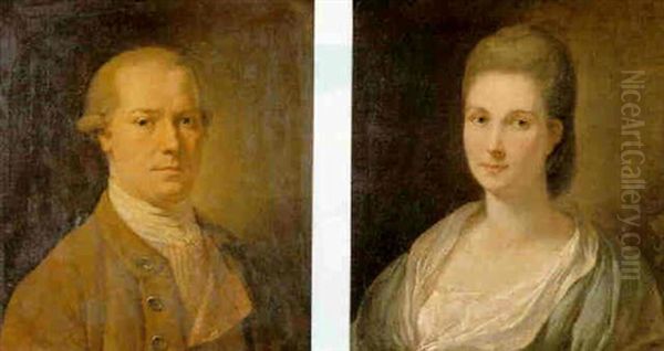 Portrait Of Mr Stuart Of St. Andrews, Fife Nb, Bust Length Oil Painting by George Willison