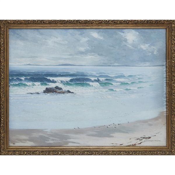 Laggan Bay, Islay Oil Painting by Hugh Cameron Wilson