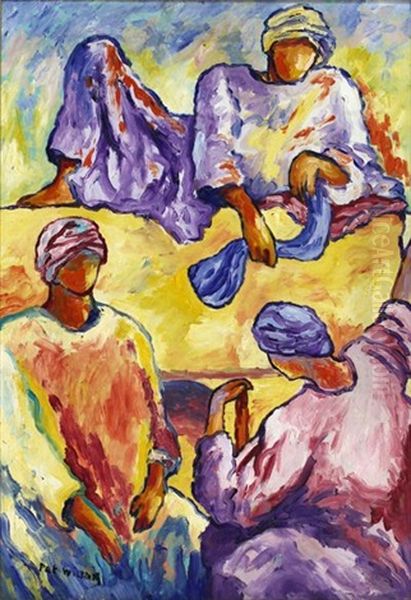 Joueur De Des Oil Painting by Wilson, Patten