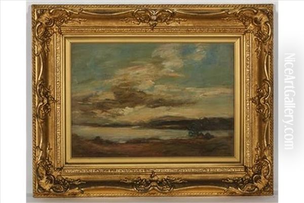 Coastal Scene Oil Painting by James Lawton Wingate