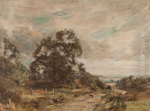 A Glimpse Of The Sea Oil Painting by James Lawton Wingate