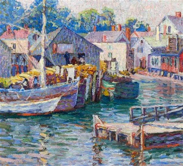 Gloucester Oil Painting by Charles Winter