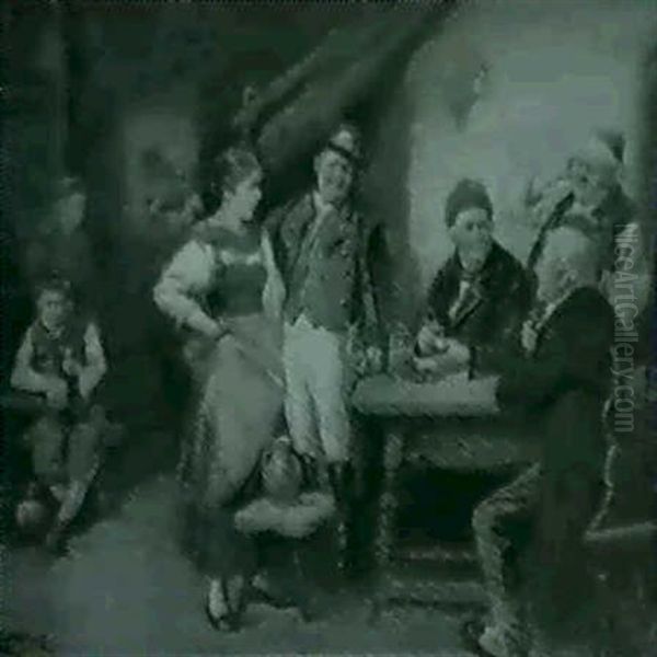 In Der Wirtsstube Oil Painting by Hans Winter