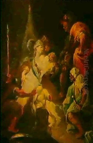 Die Enthauptung Johannes Des Taufers Oil Painting by Joseph Ii Winterhalter