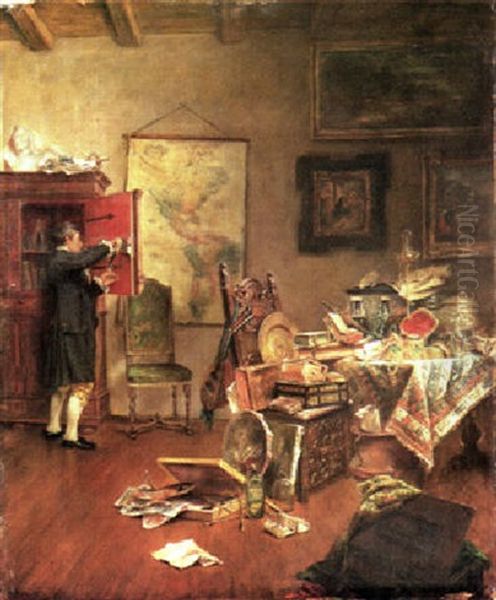 Wundersame Sammlung Eines Kunsthandlers Oil Painting by Anna Maria Wirth