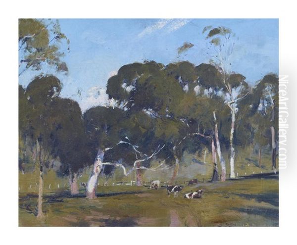 In August, 1914 Oil Painting by Walter Withers